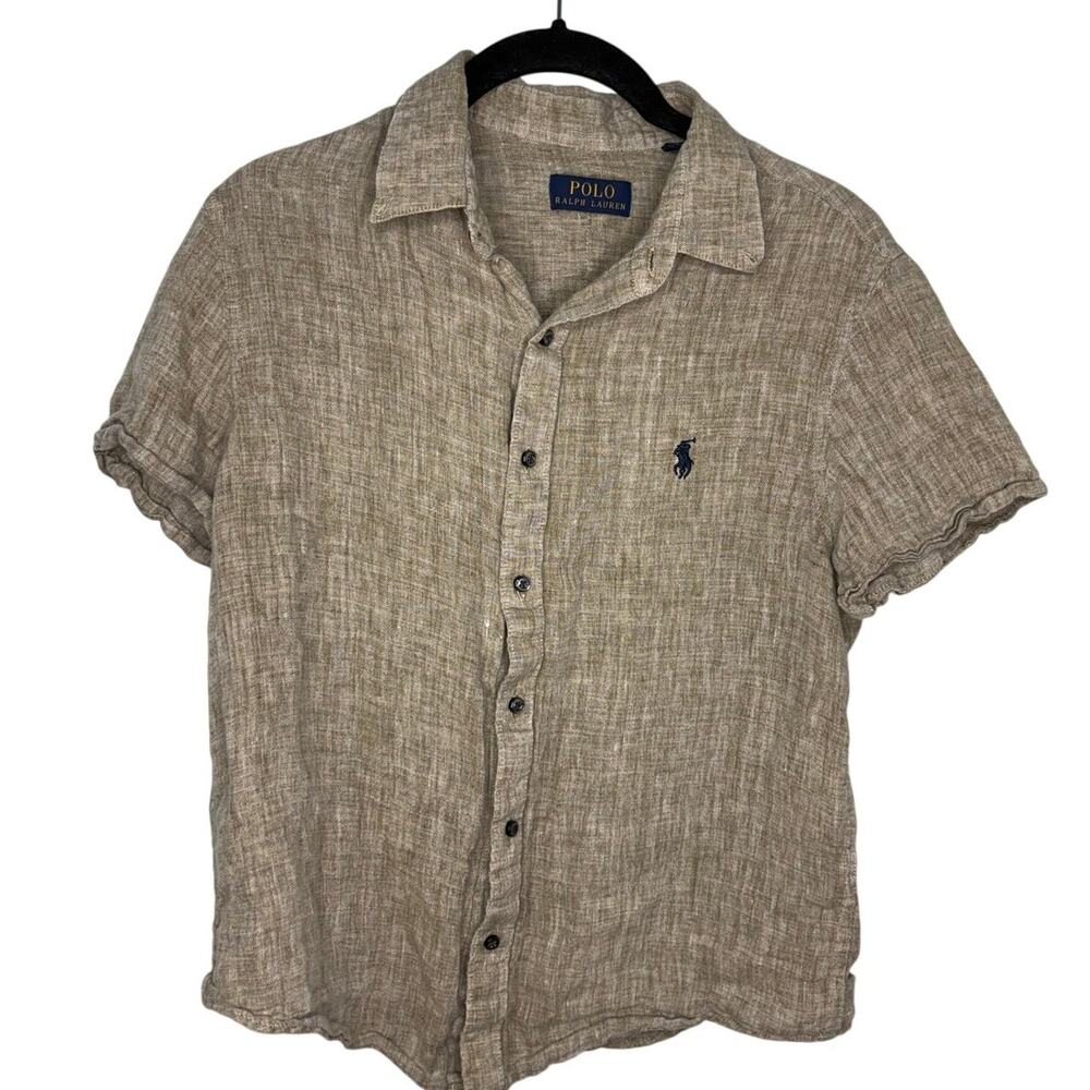 Polo Ralph Lauren Button Down Shirt Women's Size Small Flowy Cotton Lightweight